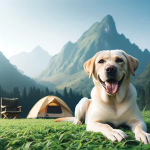 Dog fence for camping