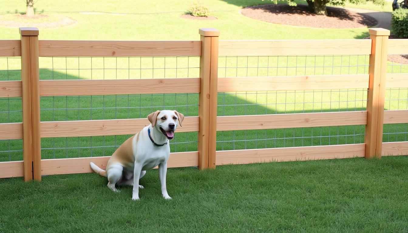 backyard fence for dogs