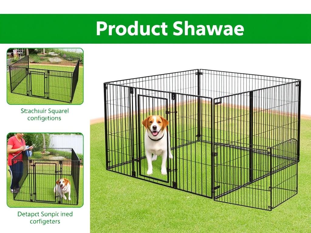Yaheetech Heavy Duty Metal Dog Playpen outdoor dog fence in multiple configurations Yaheetech Heavy Duty Metal Dog Playpen outdoor dog fence in multiple configurations