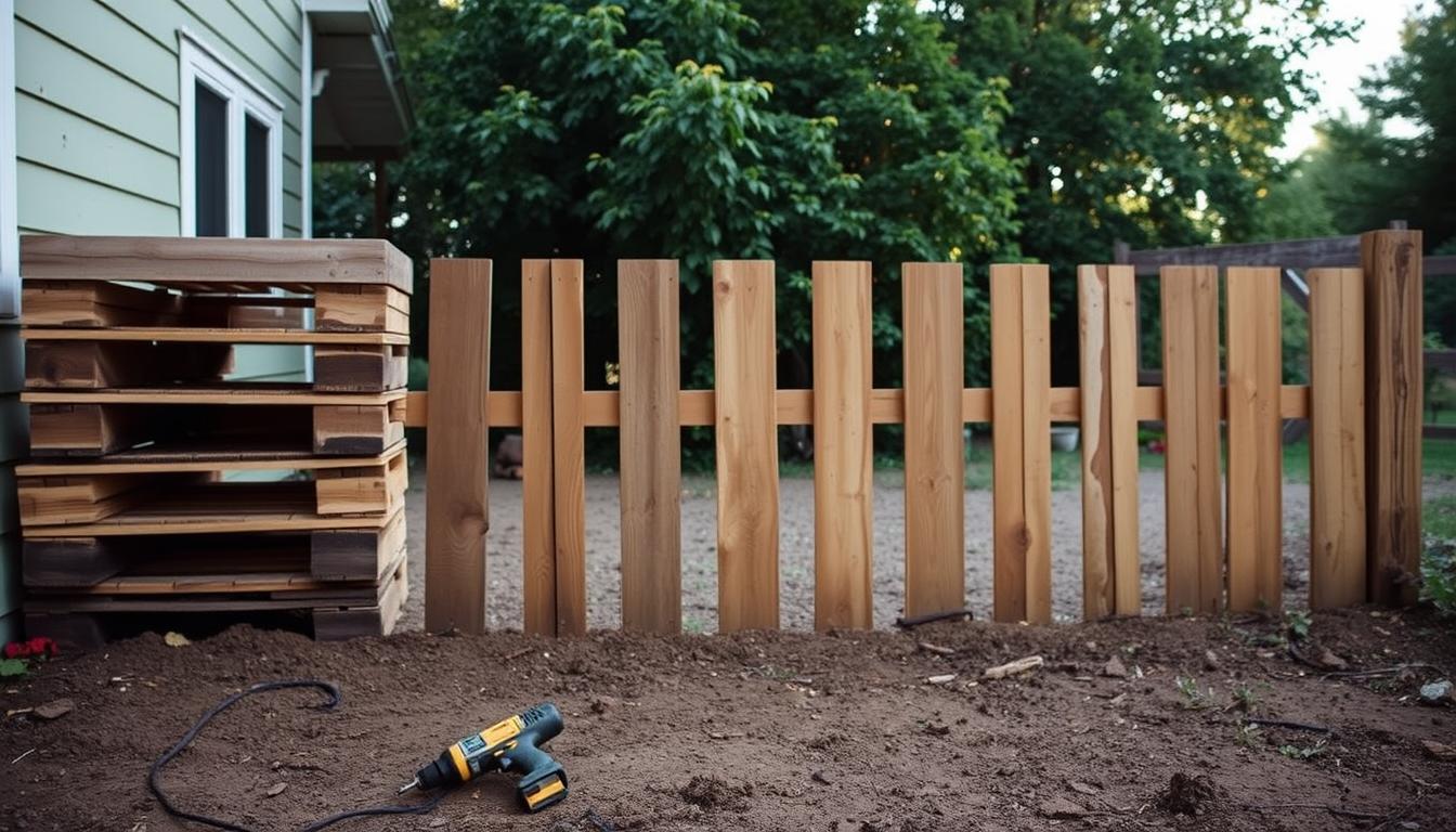 pallet dog fence