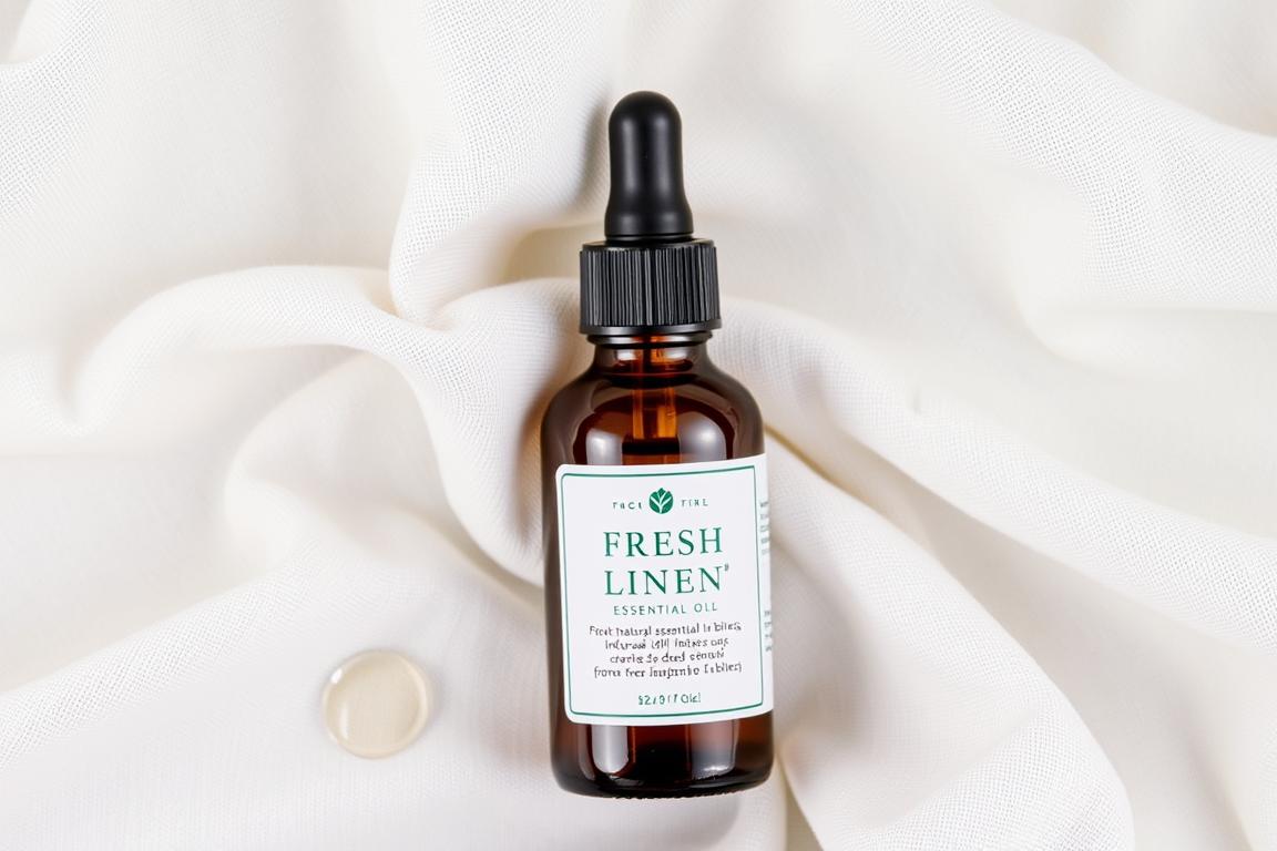 Bottle of Fresh Linen Essential Oil Blend safe for dogs Bottle of Fresh Linen Essential Oil Blend safe for dogs