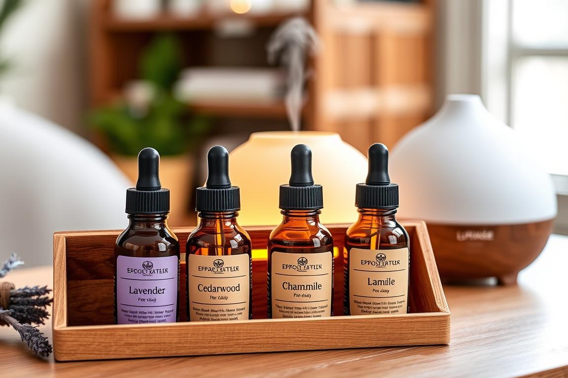 Essential Oils Set for Diffuser Aromatherapy with pet-safe oils for dogs Essential Oils Set for Diffuser Aromatherapy with pet-safe oils for dogs