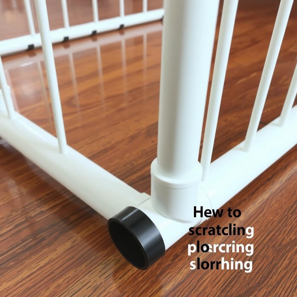 PVC pipe puppy pen with rubber end caps for indoor use PVC pipe puppy pen with rubber end caps for indoor use