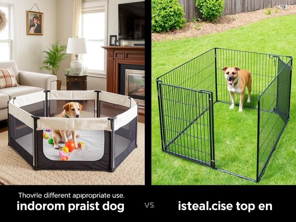 Indoor vs outdoor dog fence usage scenarios